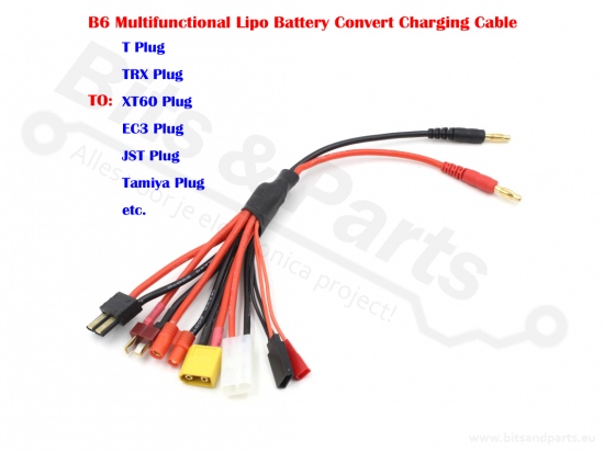 Extension cable for LiPo chargers - banana -> multi